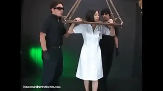 Horny Asian Submissive Bound Not far from Unhandy Stocks And Dominated